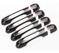 BTWSRX Embellecedor Coche Embellecedor Para Manija De Puerta Auto Para Jeep Para Renegade 2015+ Delantero Trasero Exterior Lateral Pegatinas Cubierta Manija Puerta Coche