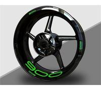 BTWSRX Pegatinas para Ruedas Pegatinas para Ruedas De Motocicleta para Kawasaki Z900 Z 900 2018-2024, Calcomanías Reflectantes para Llantas, Cinta De Rayas Llantas Calcomanías Pegatina