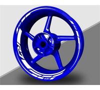 BTWSRX Pegatinas para Ruedas Pegatinas para Ruedas De Motocicleta para Yamaha YZF-R7 YZF R7 2018-2024 Adhesivos Reflectantes para Llantas Cinta De Rayas Llantas Calcomanías Pegatina
