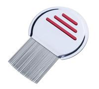 BTWYU Cepillo para Mascotas Peine de Acero Inoxidable for Eliminar piojos de Mascotas, Perros y Gatos, con Agujas de Alta Densidad.(Red)