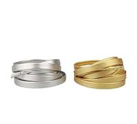 BTWYU Cordones de zapatos，Cordones de zapatos elásticos Cordones planos plateados y dorados, cordones for zapatos de baloncesto deportivos y de ocio for hombres y mujeres con cuerda(Silver,120ccm)