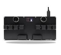 BTXETUEL SayoDevice CM51+ - Teclado de disparo rápido para OSU, djmax... Juego de ritmo con interruptores lineales magnéticos OUTEMU Hall con perilla Teclado programable personalizado (interruptores