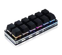 BTXETUEL Teclado Mecánico Para Juegos Con 12 Teclas, Una Mano, USB-C, Cable, OSU, Programable e Intercambio en Caliente