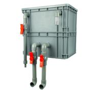 BTYQKZVPM Boîte de Filtration à Circulation, boîte d'égoutta Caja de Filtro for Acuario Externa roja Varios tamaños, 2, 3 y 4 Niveles(15.75x11.81x15.35in/40x30x39CM)