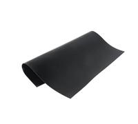 BTYQKZVPM Láminas de correx lámina de Caucho, Material para Lámina de Goma Resistente a Altas temperaturas de 0,1 a 5 mm de Espesor, 500 x 500 mm/20 x 20 Pulgadas(Black,500x500x0.8mm)