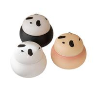 BTYQKZVPM Mini urnas para Mascotas, Urna de cerámica con Forma Panda for Cenizas humanas y Mascotas (Paquete 3)(Set of 3)