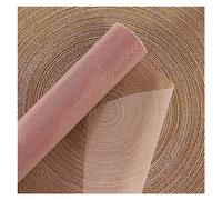 BTYQKZVPM, Papel de regalo, papel de regalo, 50 cm x 5 yardas, papel de malla para envolver regalos, hilo de red de envoltura de flores, ramo de tul suave, rollo de envoltura floral (color rosa claro)