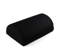 BTYQKZVPM Reposapiés para Oficina, Taburete ergonómico para Reposapiés ergonómico de Espuma viscoelástica de Alta Densidad for Debajo del Escritorio, 44,3 x 30,8 x 15,9 cm, Color Negro y Gris(Gris)