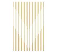 BTYQKZVPM Separadores de privacidad para restaurantes y ofic Paquete de 20 separadores de ambientes Dorados, Altura Ajustable de 40 a 300 cm (15,75 a 118,1 Pulgadas)(60cm/23.6in/1.96ft)