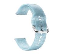 BTYSEQ Correa de purpurina de 20 mm para reloj Active 2 de 44 mm y 40 mm, correa de rejilla de fluorescencia luminosa para reloj inteligente (azul brillante, Active 2 de 44 mm y 40 mm)