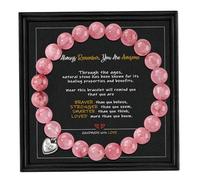 Btysun Pulseras de cuentas para mujer, joyería de cuentas de eslabones ajustables, regalo para mamá, hija, adolescente, novia, hermana, cumpleaños, graduación, Navidad 2024, Normal, Metal, No es una