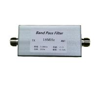 BTZGNDMIO BPF-18M 18MHz Filtro de Paso de Banda de Alto Aislamiento comunicación de Onda Corta Mejora la relación señal-Ruido