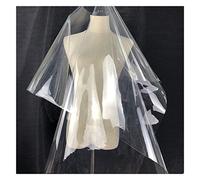 Bu 1pcs 0.1mm Ultra-transparente TPU Tela, Delgada Impermeable De Tela De Plástico, Por Metro De Costura DIY Super-perspectiva Ropa Rompevientos ( Color : 0.1MM Thickness , Size : 137CM x 50CM )