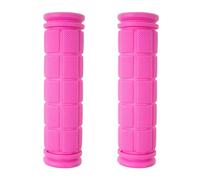 Buaak 1 par de empuñaduras antideslizantes para bicicleta, agarre de goma para patinete Hudora, manillar de bicicleta para carreras, bicicleta urbana, BMX (rosa, 22 mm)