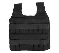 Buachois 35KG Chaleco Lastrado Ajustable Peso Malla Entrenamiento Fuerza, Diseño Hombros Cómodo 32 Bolsillos Esponja Compresión para Deporte Running Pérdida Peso