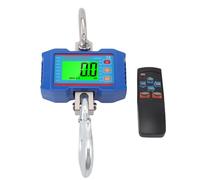 Buachois Balanza Digital de Grúa 2000KG/4400lb, Precisión con Pantalla LCD, Control Remoto, para Sitios Industriales y Granjas