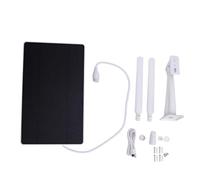 Buachois Enrutador 4G LTE con Panel Solar IP66, Enrutador Inalambrico Exterior 10W con WiFi, Modem Solar Impermeable para Conectividad de Camaras de Seguridad y Dispositivos Movile (Versión Europea)