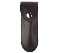 Buachois Estuche de cuero para abrebotellas, bolso pequeño para herramientas de vino, funda protectora para juegos de cuchillos, tamaño compacto para fácil transporte (Marrón)