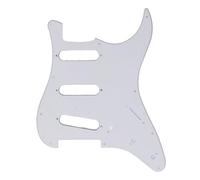 Buachois Golpeador de Guitarra, golpeador de Guitarra eléctrica de PVC, 11 Orificios de Montaje, Placa de Resistencia a los arañazos, reemplazo de Placa Protectora SSS, Piezas de Guitarra