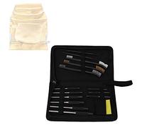 Buachois Kit De Limpieza De Pistola De 15 Piezas, Juego De Limpieza De Pistola De Calibre, Punzón De Rodillo Y Cepillos De Doble Extremo con Púa De Acero Inoxidable Y Paño De Limpieza