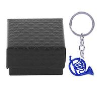 Buachois Llavero Azul de la Trompa,Llavero de Premium,Llavero de Coche,Accesorios para Programas de Televisión Inspirados Regalo Decorativo Colgante Romántico Encanto Musical