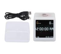 Buachois Minero de Bitcoin con Reloj Digital, 1060kH s Hash Rate, WiFi y Bluetooth, para Minado de Lotería (Blanca)