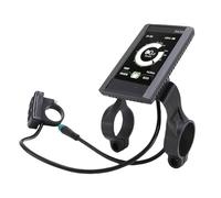 Buachois Pantalla de Cuadro de Mando Electrónico LCD S830 con Cable Impermeable 5 Núcleos, Panel de Control, Pantalla LCD Grande, ABS, para Scooter Eléctrico y Bicicleta Eléctrica