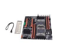 Buachois Placa Base X99, Dual Socket DDR4 3000/2666/2400/2133MHz, para Computadoras de Estudio y Simuladores de Juegos