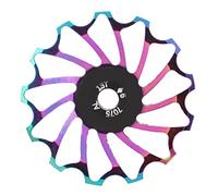 Buachois Polea de Desviador Trasero de Bicicleta, Rueda de Rodillo de Guía de Rodamiento de Cerámica de Aleación de Aluminio 13t para Desviadores Traseros de 8, 9, 10, 11 Velocidade
