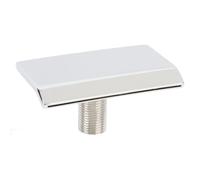 Buachois Surte de Agua en Pared para Piscina y SPA, Tubo de Cascada de Bañera de Acero Inoxidable G1/2, Salida de Agua para Piscina, Bañera, Estanque de Jardín