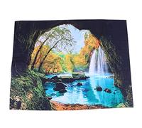 Buachois Tapiz de Pared Cueva Río Paisaje Patrón Tapiz Colgante de Pared Manta Fondo Decoración de Pared Tapiz para Sala de Estar Dormitorio Decoración de Arte(200 * 150CM)