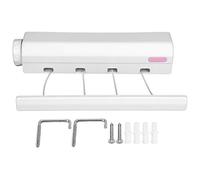 Buachois Tendedero Retráctil,Retractable para Tender de Pared para Interiores y Exteriores,Retráctil Tendedero Secador de Ropa,Pared Secador de Ropa Línea Secadora Cuerda Percha