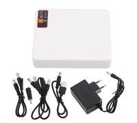 Buachois UPS Pequeño 12000mAh, Batería de Respaldo 18W con Puertos DC y USB para Routers y Modems, ABS, 126x107x30mm