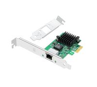 Buacoz Tarjeta de red Gigabit Ethernet con chip Intel I226-V de 2.5 Gbps, tarjeta NIC de un solo puerto, adaptador de red LAN PCI-E X1 RJ45, compatible con Windows Server 2019/2022/Windows 10/11/Linux