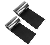 BUAGOUWZ 2 Rollos de Cinta Autoadhesiva para Reparación de Carpas, Ideal para Telas Impermeables y Lavables (10 cm X 2 M)