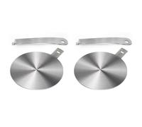 BUAGOUWZ 2X Adaptador de Placa de Inducción para Vitrocerámica. Difusor de para Cocinas Eléctricas/de Gas con Desmontable.