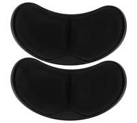 BUAGOUWZ 2X Almohadilla para El Descanso de La Muñeca del Ratón, Almohadilla para Pc Ordenador Portátil Computadora de Oficina Fácil de Escribir Alivio del Dolor