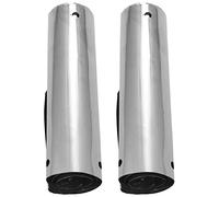 BUAGOUWZ 2X Estufa de Camping de Titanio Puro de Viento Estufa de Camping Pantalla de Viento Estufa de Gas Al Aire Libre Parabrisas Una Prueba de Viento 15cm