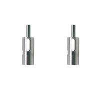 BUAGOUWZ 2X EZ Twist Ties 9 Gauge Drill Chuck Herramienta para Valla de Enlace de Cadena, Fácil Twist Fence Ties Herramienta, EZ Twist Fence Drill Chuck