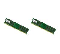 BUAGOUWZ 2X Módulo de Memoria RAM DDR2 de 4 GB, Gran Capacidad, 240 Pines, PC2-5300, 667 MHz, de Alta Frecuencia, para Ordenador de Escritorio.
