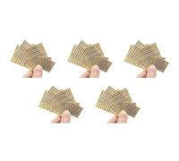 BUAGOUWZ 30 Hojas Etiquetas Engomadas PequeñAs de 0,12 Pulgadas con NúMeros del Alfabeto Etiquetas Engomadas Autoadhesivas de AleacióN con Purpurina Letras Doradas/Plateadas (3Mm)