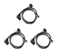 BUAGOUWZ 3X Cable Integrado 12G Mini SAS HD A U.2 36P SFF-8643 A SAS U.2 SFF-8639 con Fuente de Alimentación de 15, Adecuado para SSD U.2