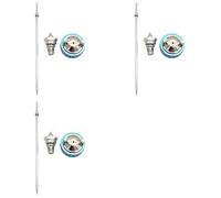 BUAGOUWZ 3X Kit Boquillas para Pistola Pulverizadora W-101 Aguja Boquilla y Tapa Boquilla Boquilla Pintura con Alimentación por Gravedad HVLP W101 Piezas 1,0mm