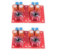 BUAGOUWZ 4 Piezas 2 Vías 80W DIY Circuito de Filtro de Altavoz Agudos Graves Divisor de Frecuencia Cine En Casa HiFi Filtro de Cruce de Audio Estéreo