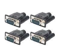 BUAGOUWZ 4 Piezas VGA Adaptador de Pantalla Virtual Macho Enchufe Simulado EDID Sin Cabezal Emulador Fantasma Placa de Bloqueo VGA Tarjeta de Vídeo Spoofer