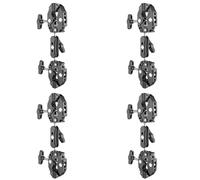 BUAGOUWZ 4X Clip de Brazo Mágico Articulado Super Clamp de 360° con Doble Cabezal para Paraguas, Monitor, Luz LED, Cámara de Acción.