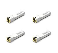 BUAGOUWZ 4X MóDulo + Conmutador RJ45 Conector GBIC 10G Cable de Cobre Puerto EléCtrico 10G MóDulo ÓPtico Puerto Ethernet