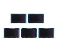 BUAGOUWZ 5piezas 2,42 Pulgadas 12864 128X64 Módulo de Pantalla OLED IIC SPI Pantalla LCD en Serie (Fuente)