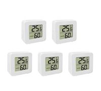 BUAGOUWZ 5X Mini Termómetro Interior LCD Digital Temperatura Higrómetro Medidor Sensor Medidor de Humedad Hogar
