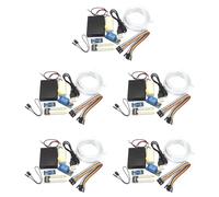 BUAGOUWZ 5X Módulo de Riego Automático Kit de Bricolaje Módulo de Riego Automático Detección de Humedad del Suelo Bombeo Automático de Agua